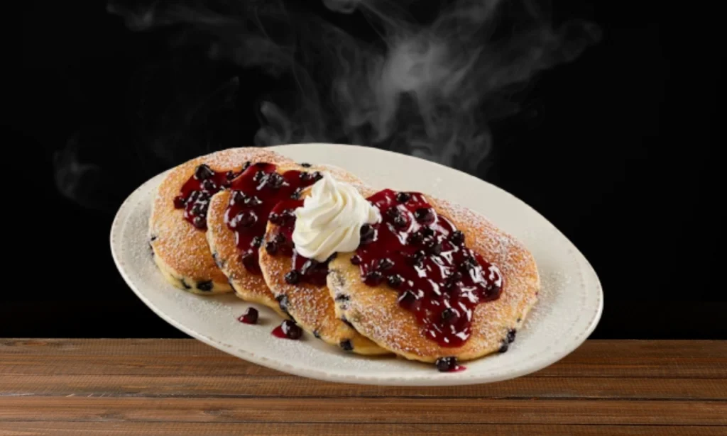 Double Blueberry Hotcakes of Bob Evans Menu