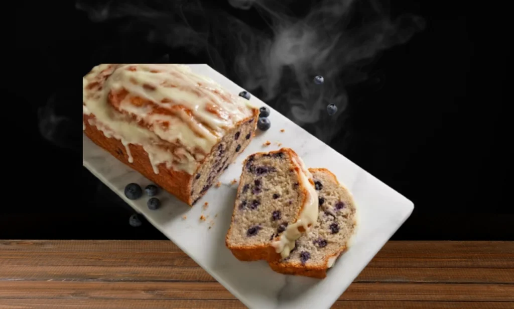 Glazed Blueberry Bread