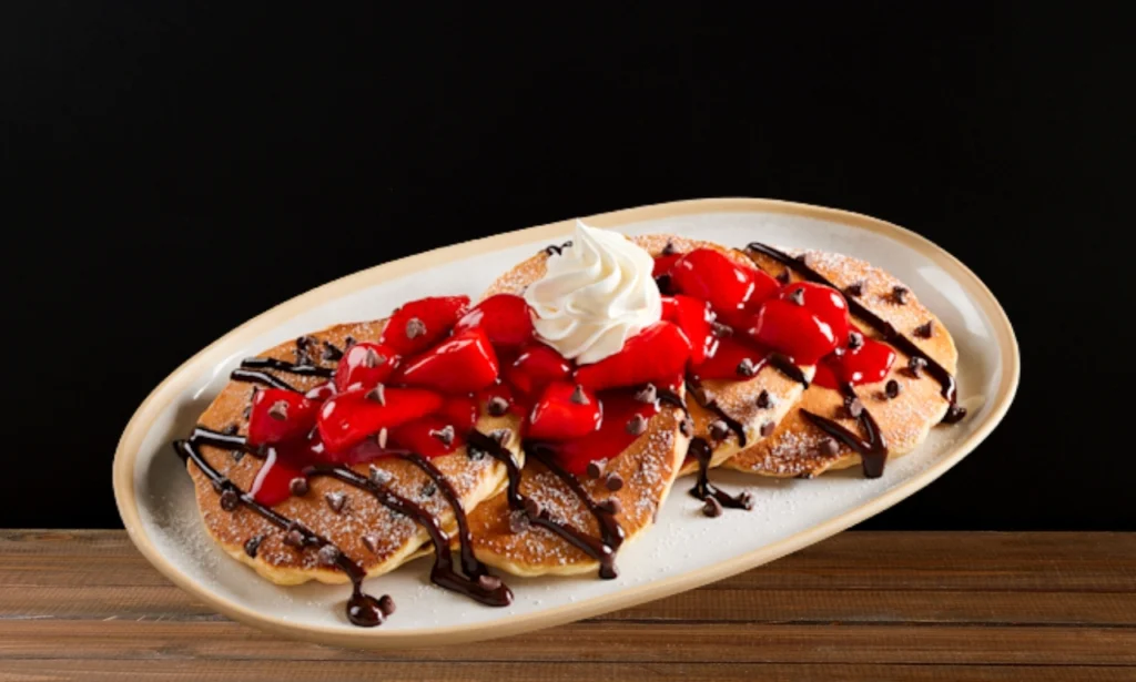 Kids Chocolate Strawberry Pancakes