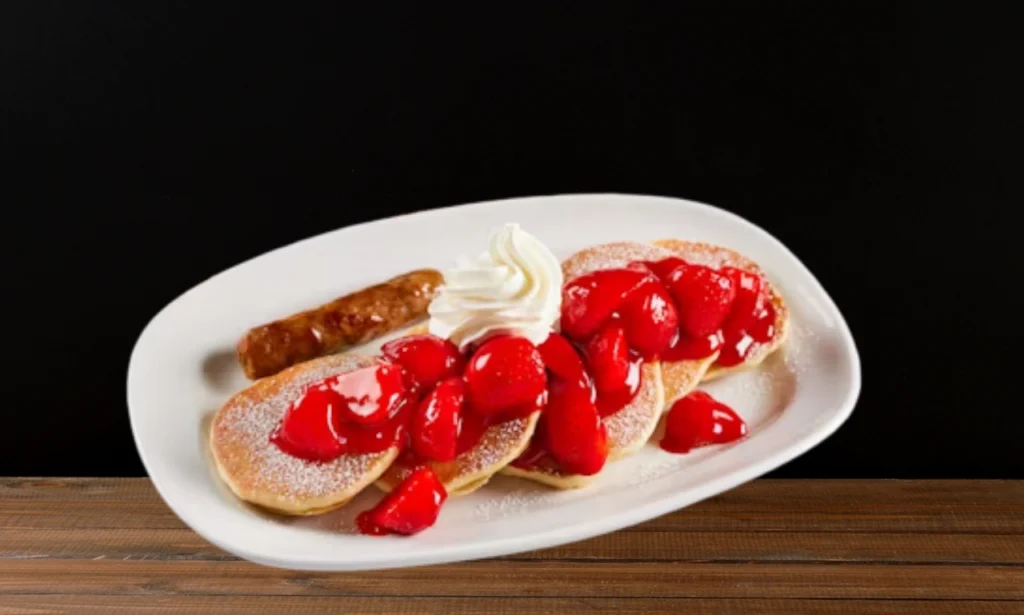 Kids Fresh Strawberry Pancakes