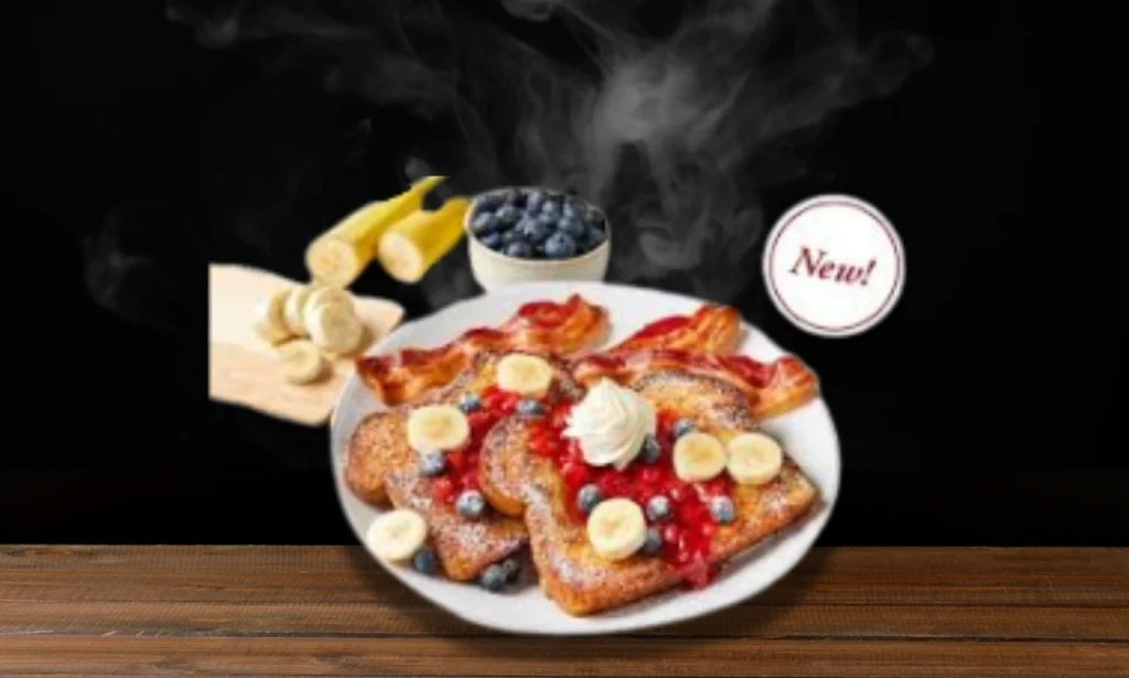 Red, White & Blueberry French Toast Combo