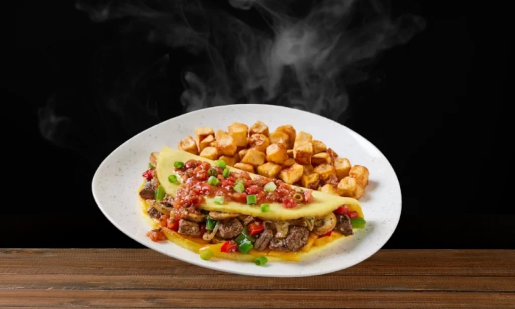 Steak Tips Omelet of Bob Evans Menu